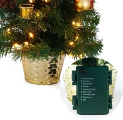 Table-top Christmas Tree With Tree Topper 23in -Holiday Discount Store Table top Christmas Tree with Tree Topper 23in 3 600x589 1