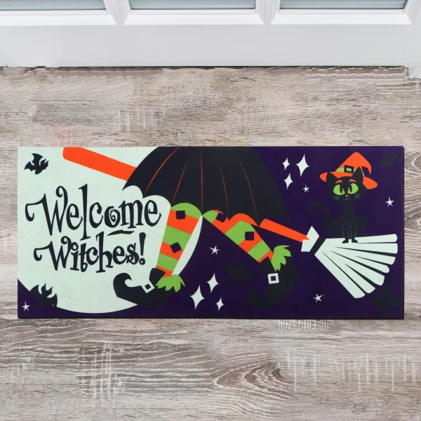 Witch Party With Moon Doormat 22in X 10in 3 Witch Party With Moon Doormat 22in X 10in - Image 3