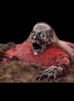 "Clawing Cathy" Electric Animated Zombie Halloween Prop