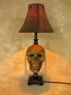 "Desk Lamp With Life-size Corpse Head And Antique Shade" Haunted House Lighting 8 "Desk Lamp With Life-size Corpse Head And Antique Shade" Haunted House Lighting -Holiday Discount Store desk lamp with life size corpse head and antique shade haunted house lighting 23613422913