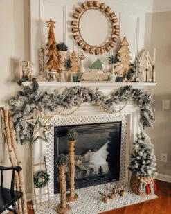 King Of Christmas 9' X 12" King Flock® Garland Unlit -Holiday Discount Store eddae3990d0f81b2fd9d44e967f30b7b