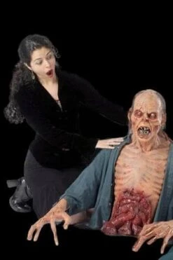 "End Trails Zombie Riser" HD Studios Graveyard Halloween Prop