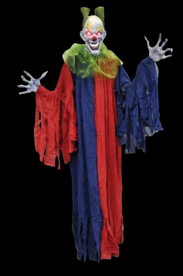 "Evil Clown" Hanging Halloween Decoration - 60 Inch 1 "Evil Clown" Hanging Halloween Decoration - 60 Inch