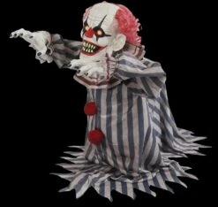 "Jumping Clown" Electric Animated Halloween Prop