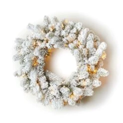 Holiday Discount Store -Holiday Discount Store king flock led wreath