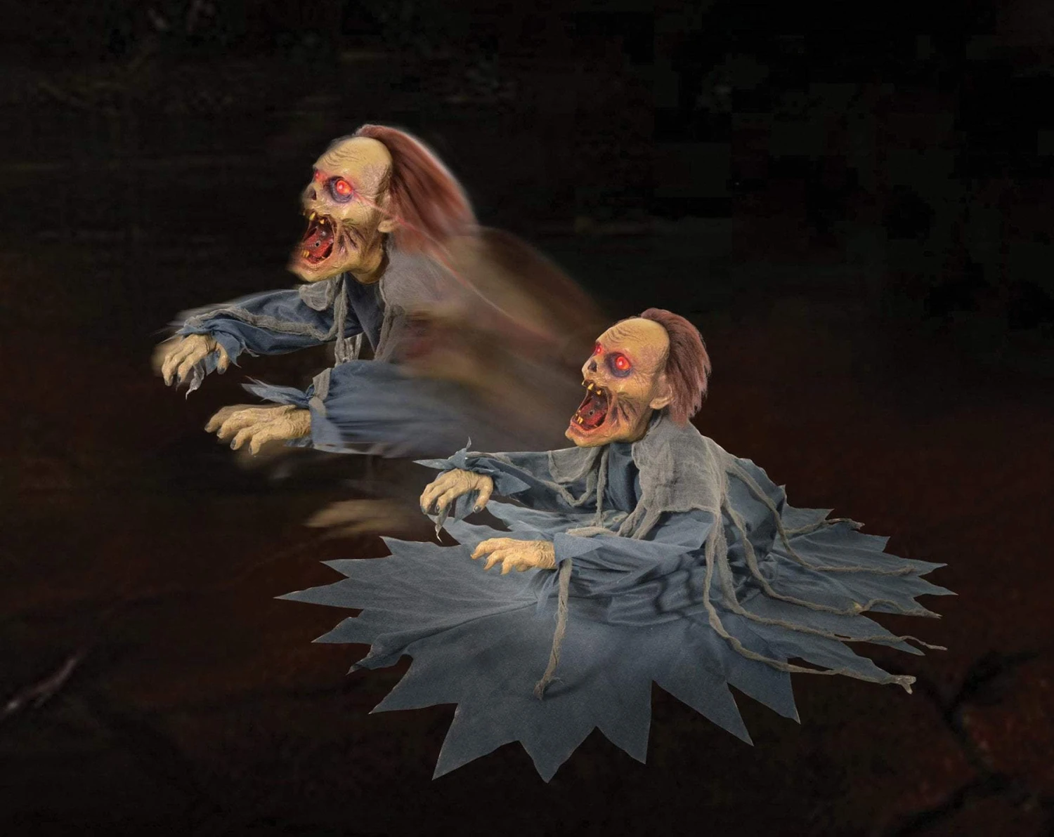 "Lunging Zombie Reaper" Electric Animated Halloween Prop - Open Box 1 "Lunging Zombie Reaper" Electric Animated Halloween Prop - Open Box