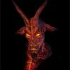 "Molten Devil Head Bust" Halloween Prop
