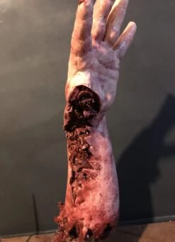 "Shark Bite Silicone Arm" Bloody Body Part Prop -Holiday Discount Store shark bite silicone arm bloody body part prop 11943702888496