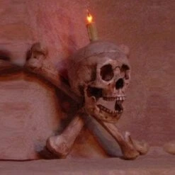 "Skull/Femur Bone Wall Sconce" Haunted House Lighting -Holiday Discount Store skull femur bone wall sconce haunted house lighting 8721168193