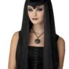 "Vampire - Straight Black Hair" Halloween Wig