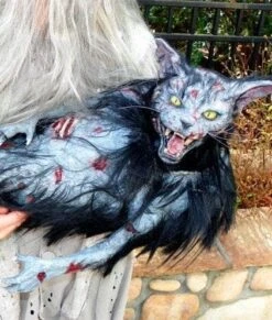 "Zombie Cat" HD Studios Halloween Puppet Prop -Holiday Discount Store zombie cat hd studios halloween puppet prop 8720878593